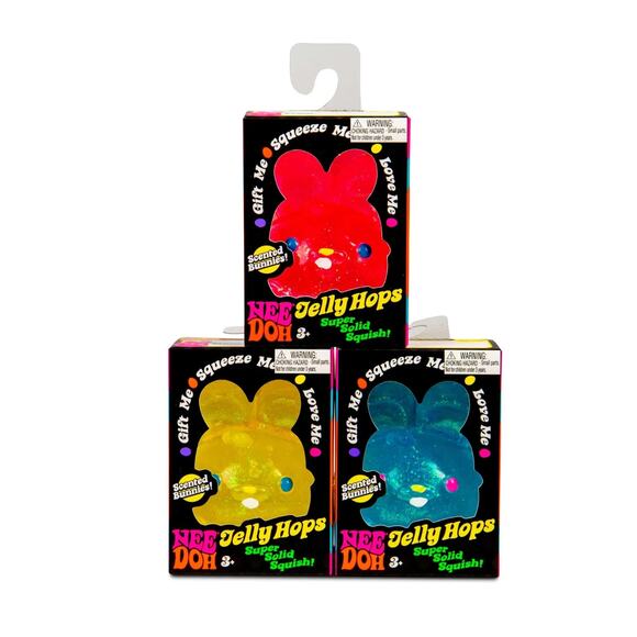 Schylling NeeDoh Jelly Hop Scented Squishy Squeeze Toy New Easter 2026 SET OF 3 - Picture 6 of 11